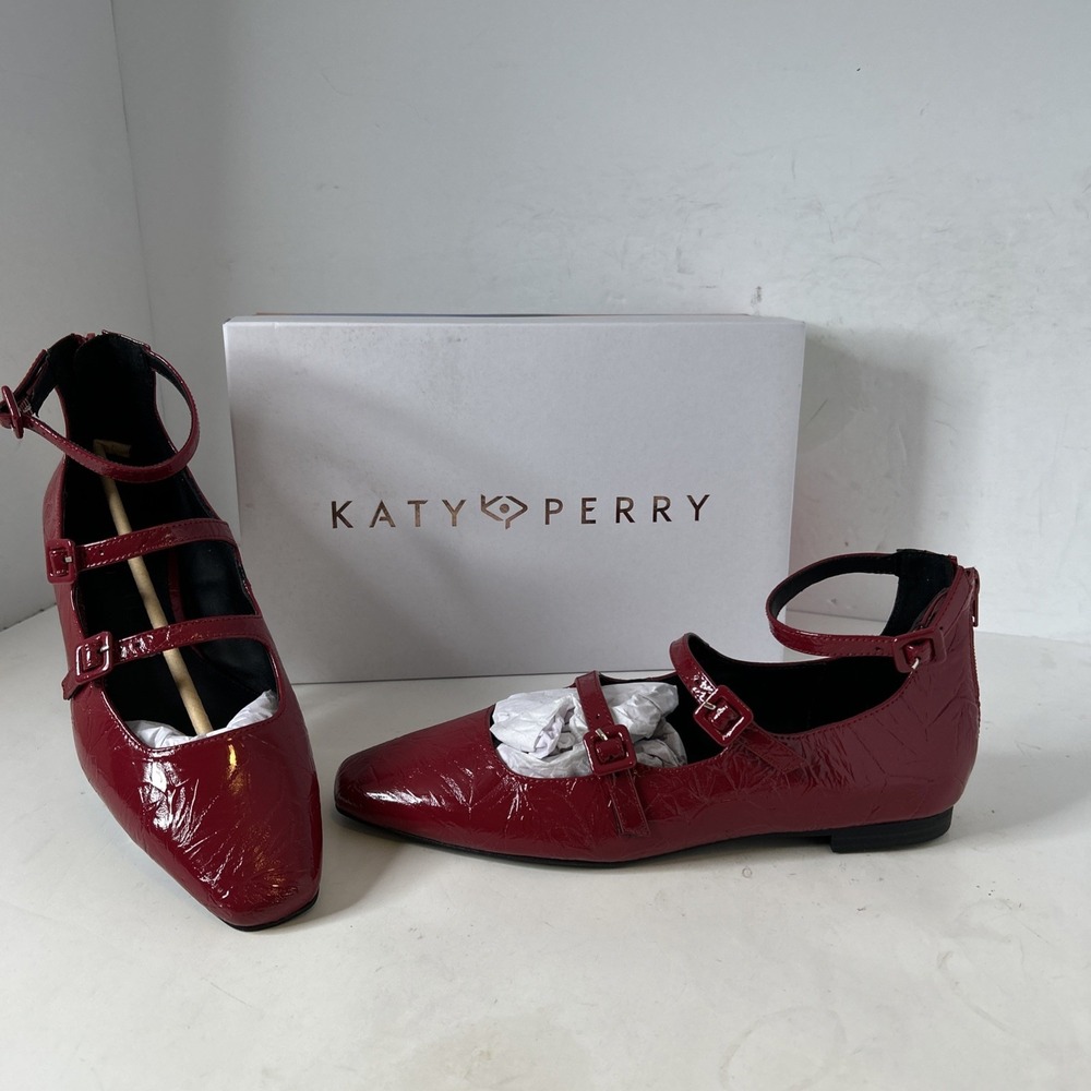 Katy Perry The Confidant Mary‎ Jane Crimson Red Sz 9M